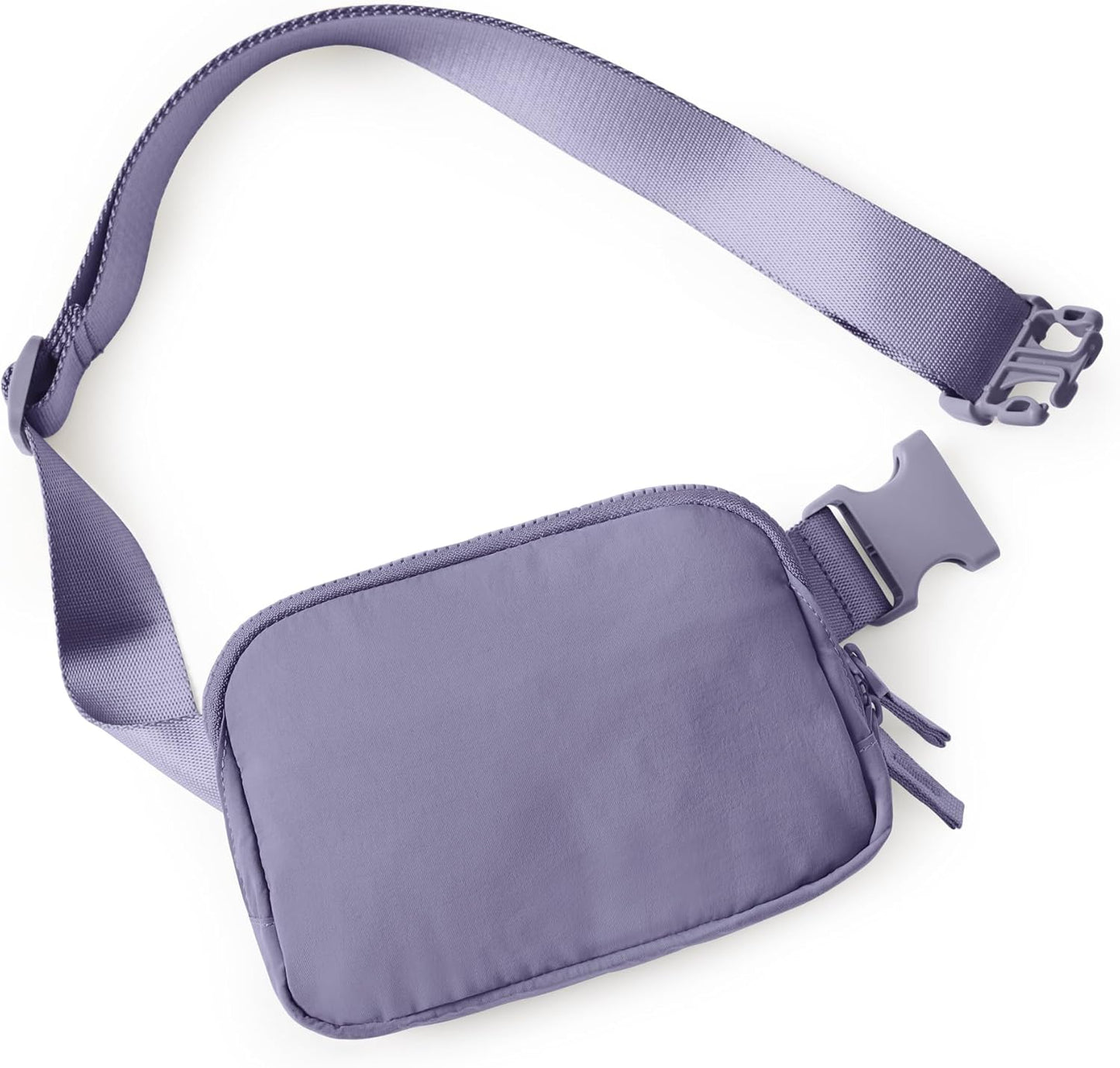 ODODOS Unisex Mini Belt Bag with Adjustable Strap Small Fanny Pack for Workout Running Traveling Hiking, Ultra Violet