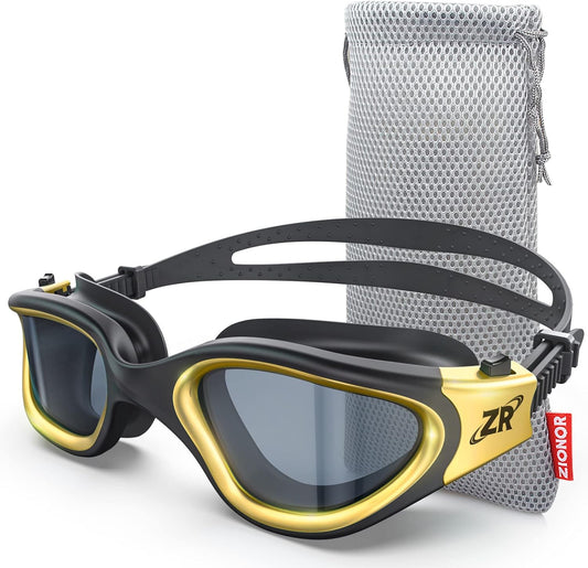 ZIONOR Swim Goggles, G1 MAX Polarized Anti-Fog Swimming Goggles for Men Women