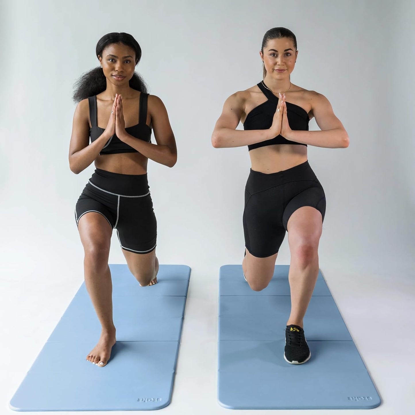 Foldable Multi-Purpose Fitness & Yoga/Pilates Mat, Workout Mat with Non-Slip Surface, Portable & Lightweight, For Studio or Home Use, As Seen on Shark Tank