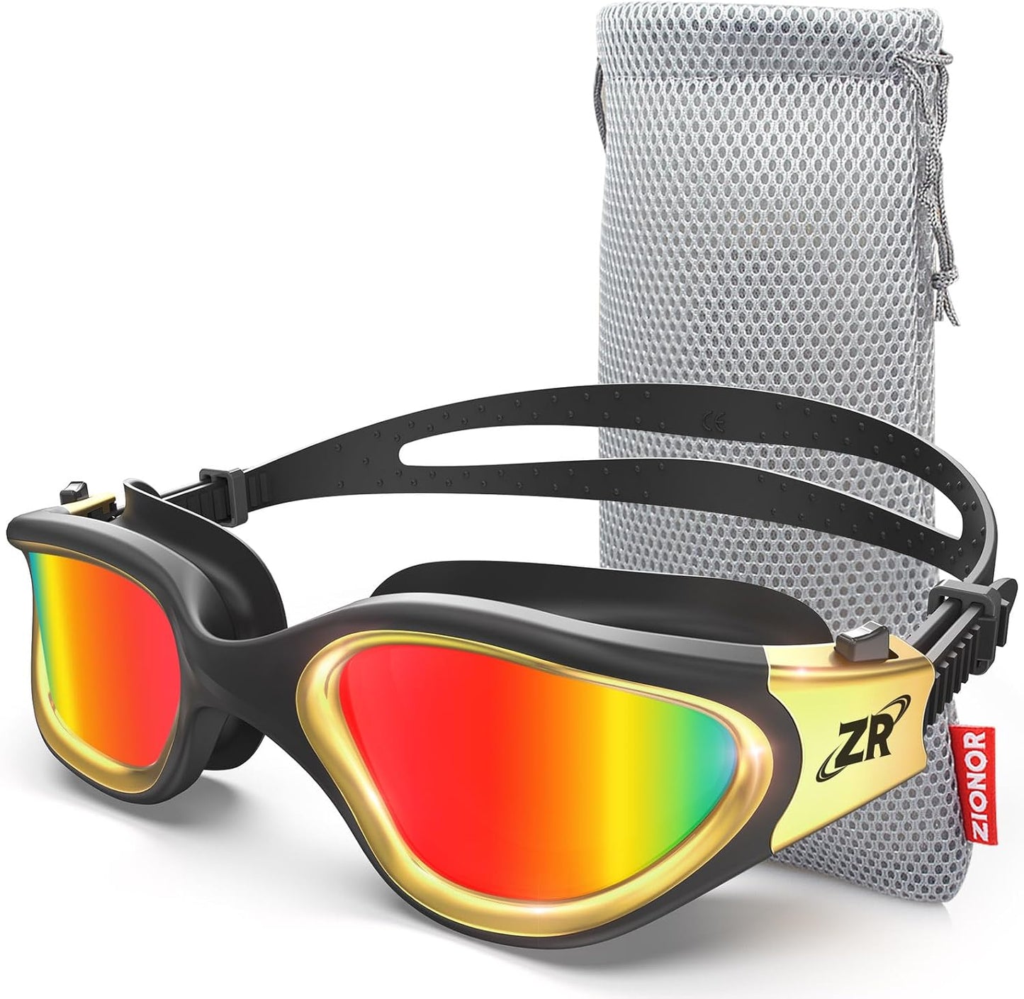 ZIONOR Swim Goggles, G1 MAX Polarized Anti-Fog Swimming Goggles for Men Women