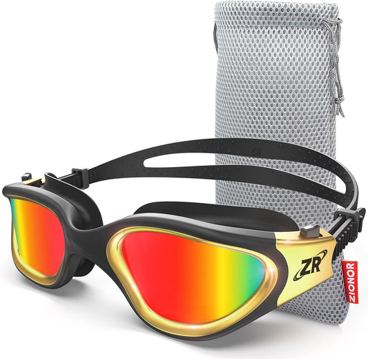 ZIONOR Swim Goggles, G1 MAX Polarized Anti-Fog Swimming Goggles for Men Women