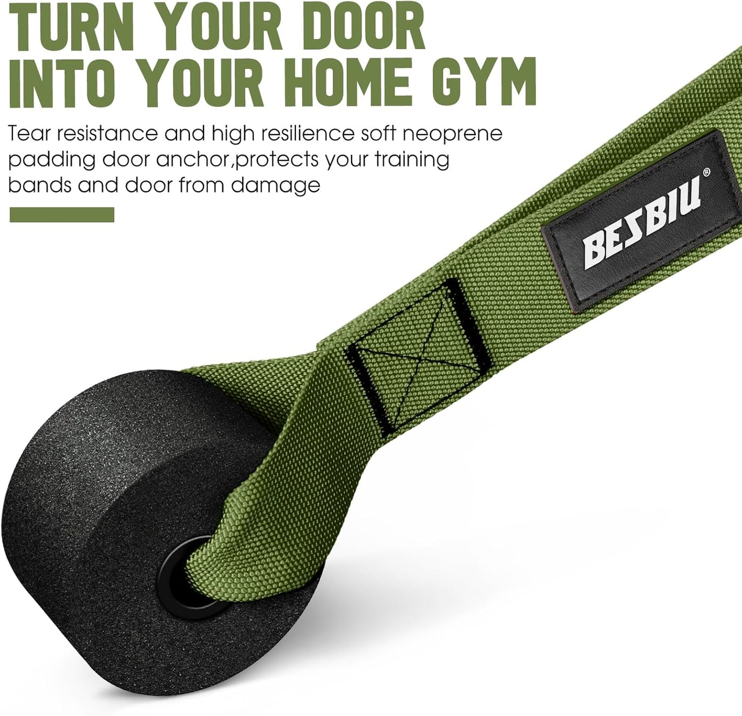 Heavy Resistance Bands for Working Out, 300lbs/360lb/420lb Exercise Bands Workout Bands with Handles, Door Anchor, Ankle Straps, Home Gym Workout Equipment for Men Fitness Strength Training Stretching