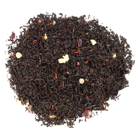 Blackforest Black Tea Pouches for Loose Tea - 4oz | Chocolate Cherry Cream Blend | Dessert-Inspired Tea | Hot or Iced | German-Inspired tea | Sweet Rich Flavor