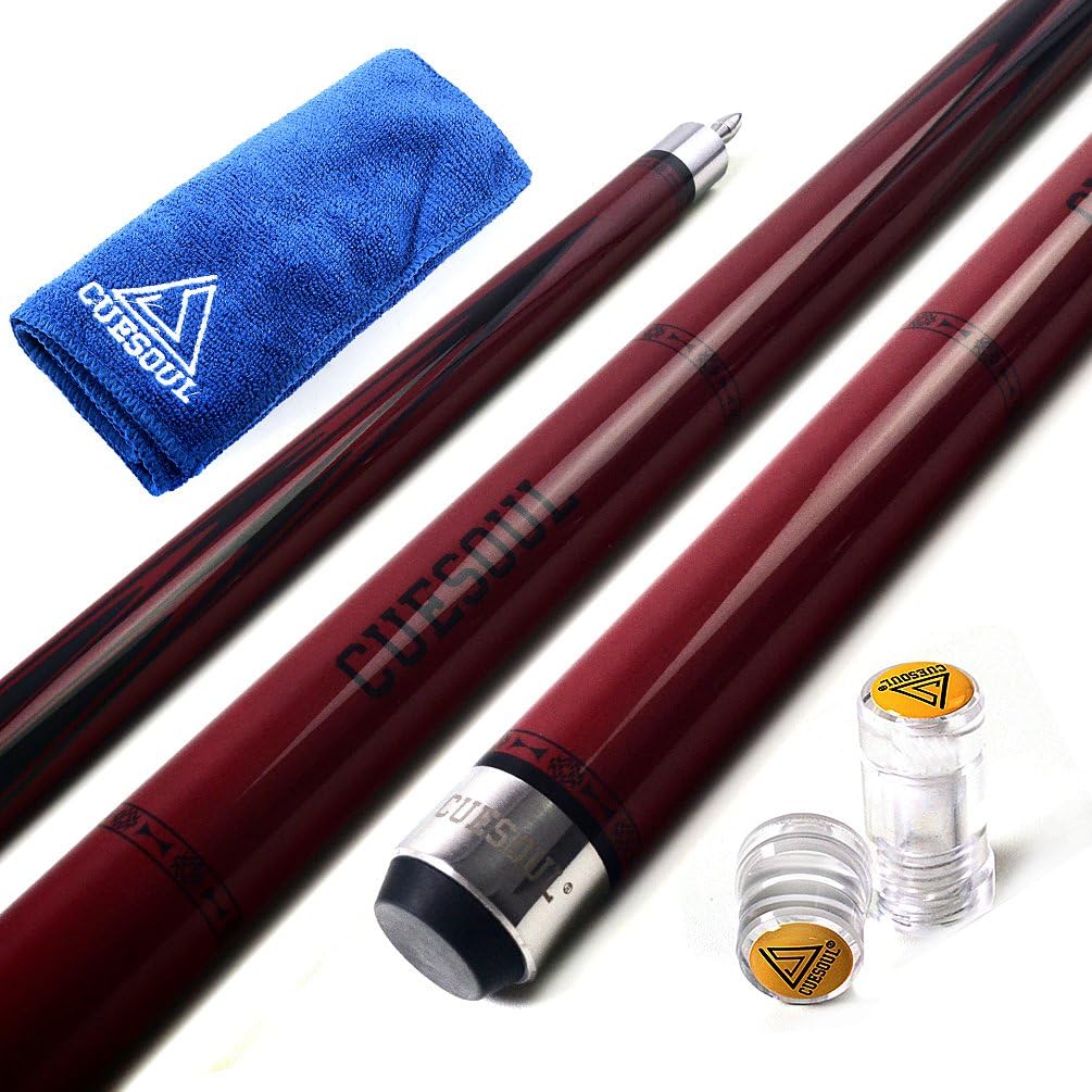 CUESOUL SOOCOO Series 58" 19oz Maple Pool Cue