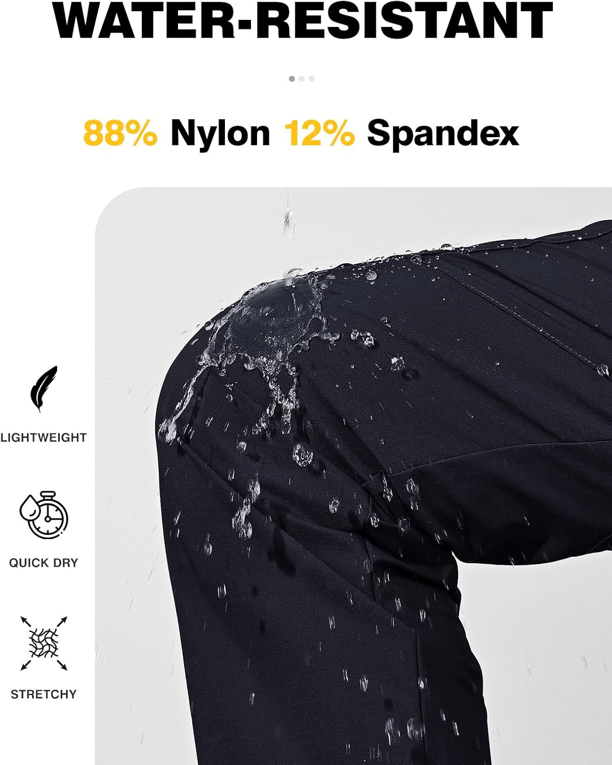 TBMPOY Women's Hiking Cargo Pants Lightweight Water Resistant Quick Dry Fishing Camping Travel Work Pant with 6 Pockets