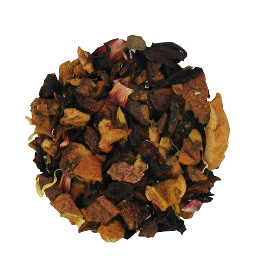 Angel Falls Mist Herbal Tea | Loose Leaf Caffeine-Free Blend | Strawberry Lemon Fruit Tea with Apple Rosehip Hibiscus Orange | 4oz Pouch | Refreshing Hot or Iced Herbal Infusion