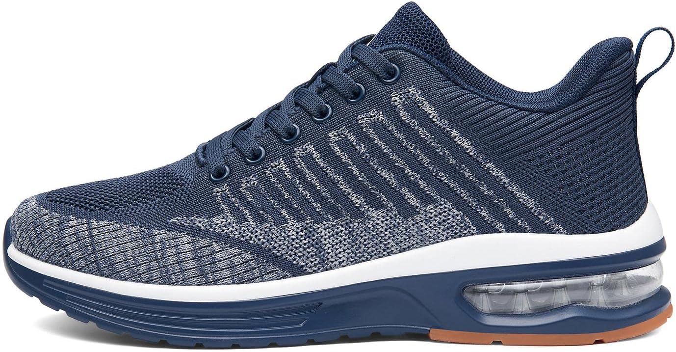 Mishansha Running Shoes for Men Sneakers Air Cushion Walking Shoes Comfortable Tennis Shoes Breathable Trail Running Shoes US Men 7.5-15