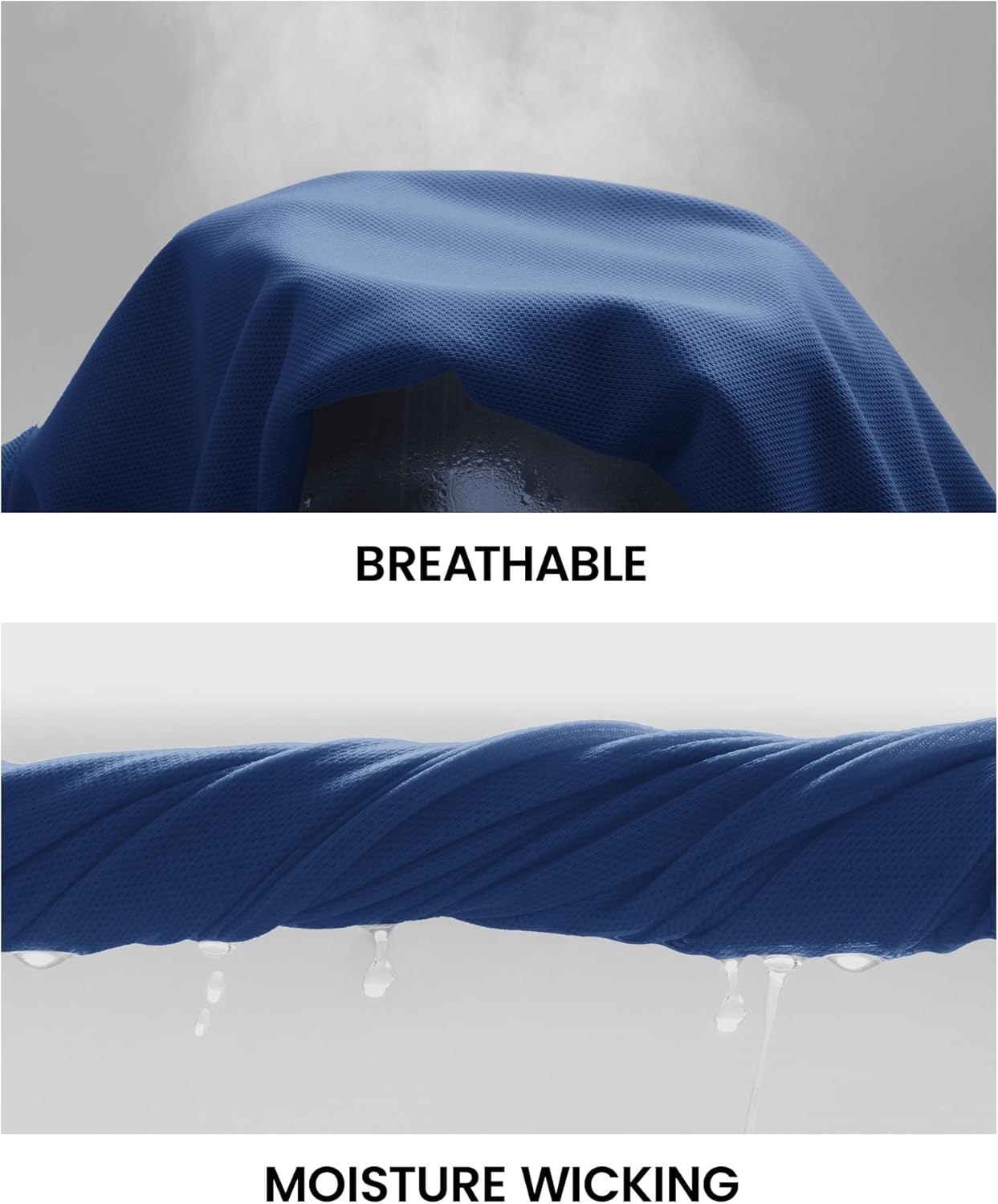 ZITY Mens 2 Pack Polo Shirts Short Sleeve Performance Sports Golf Shirt for Men Tactical Shirt