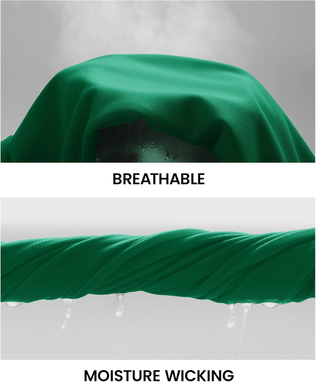 ZITY Mens 2 Pack Polo Shirts Short Sleeve Performance Sports Golf Shirt for Men Tactical Shirt