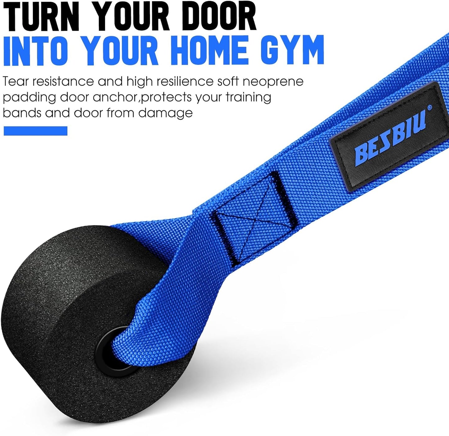 Heavy Resistance Bands for Working Out, 300lbs/360lb/420lb Exercise Bands Workout Bands with Handles, Door Anchor, Ankle Straps, Home Gym Workout Equipment for Men Fitness Strength Training Stretching