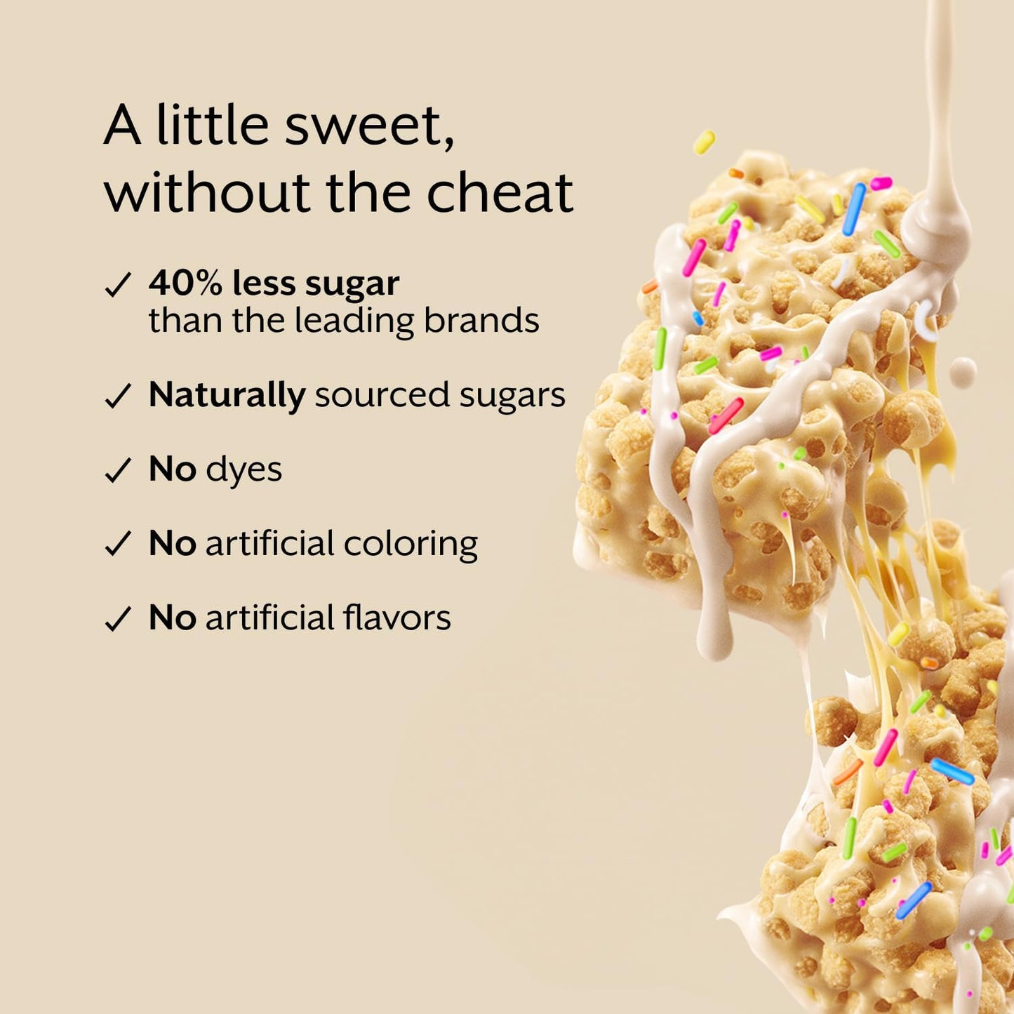 ProMix Nutrition Protein Puff Bars - Birthday Cake - Marshmallow Crispy Treat - Great Tasting & Healthy On The Go Snack - High Protein & Low Calorie - Free From Gluten, Soy, & Corn - 12 Bars