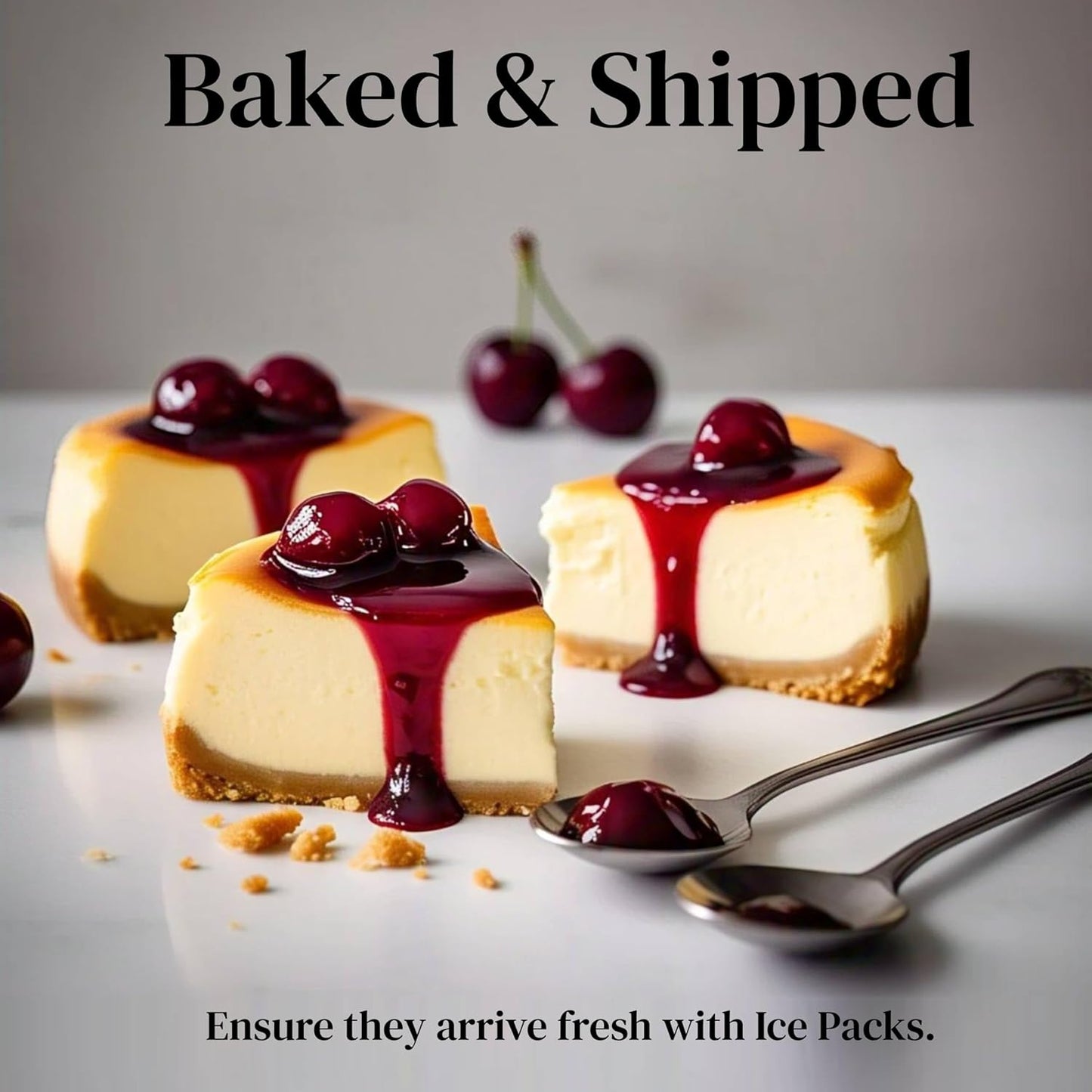 Andy Anand Sugar-Free Cherry Cake 2.9 lbs - Gourmet, Freshly Made, All-Natural Ingredients, No Preservatives, Diabetic-Friendly, Gourmet Gift Boxed Delight