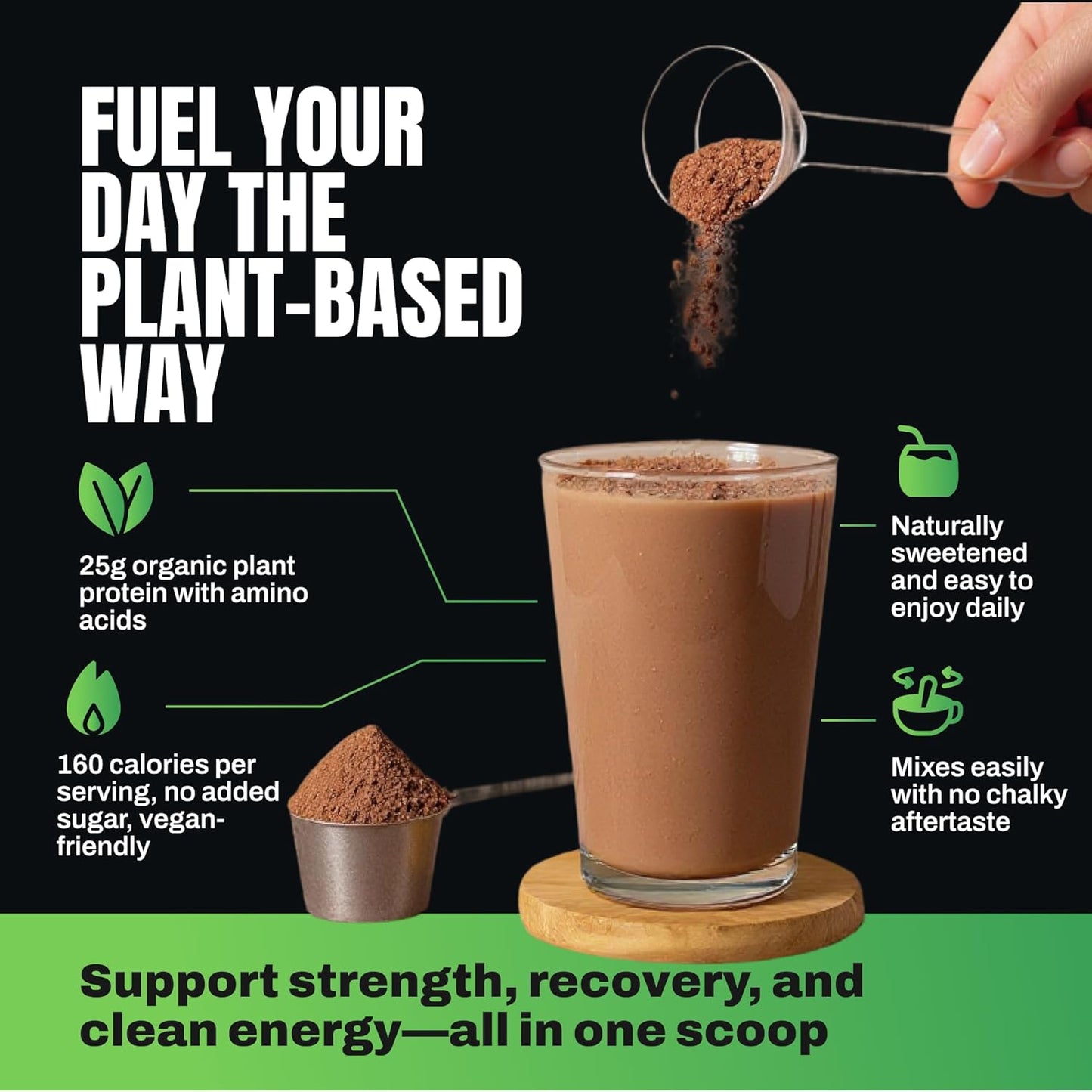 vedge Vegan Protein Powder - Plant Protein Powder with Pea, Pumpkin & Sunflower - USDA Organic, Amino Acids, Dairy Free, Gluten Free, Soy Free, Keto, Non GMO - Peanut Butter Cup - 20 Servings