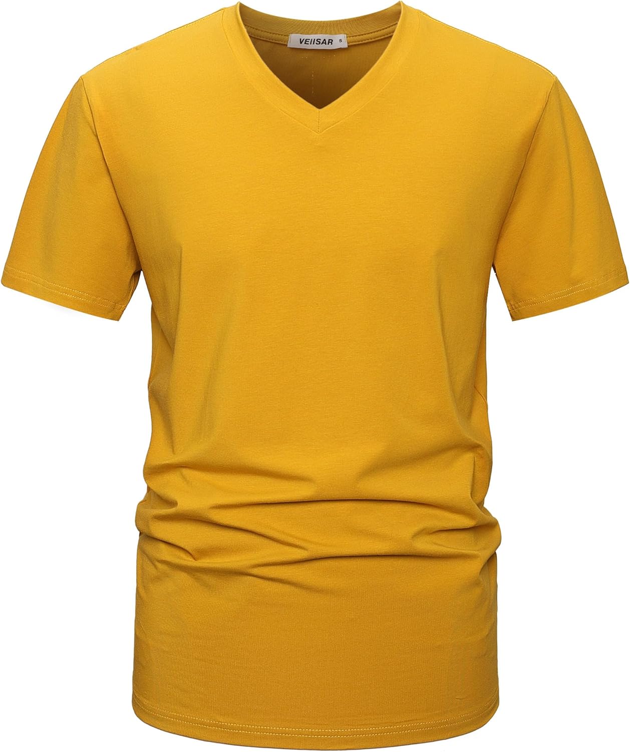 VEIISAR Premium V Neck T Shirts for Men - Modern Fitted Tees Vneck Undershirts