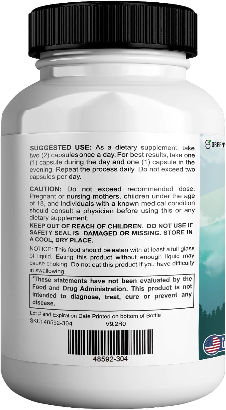 Aeroslim Max Natural Dietary Supplement, 60 Capsules, Maximum Strength, Vegan, Gluten Free, Non-GMO, Made in USA (3)