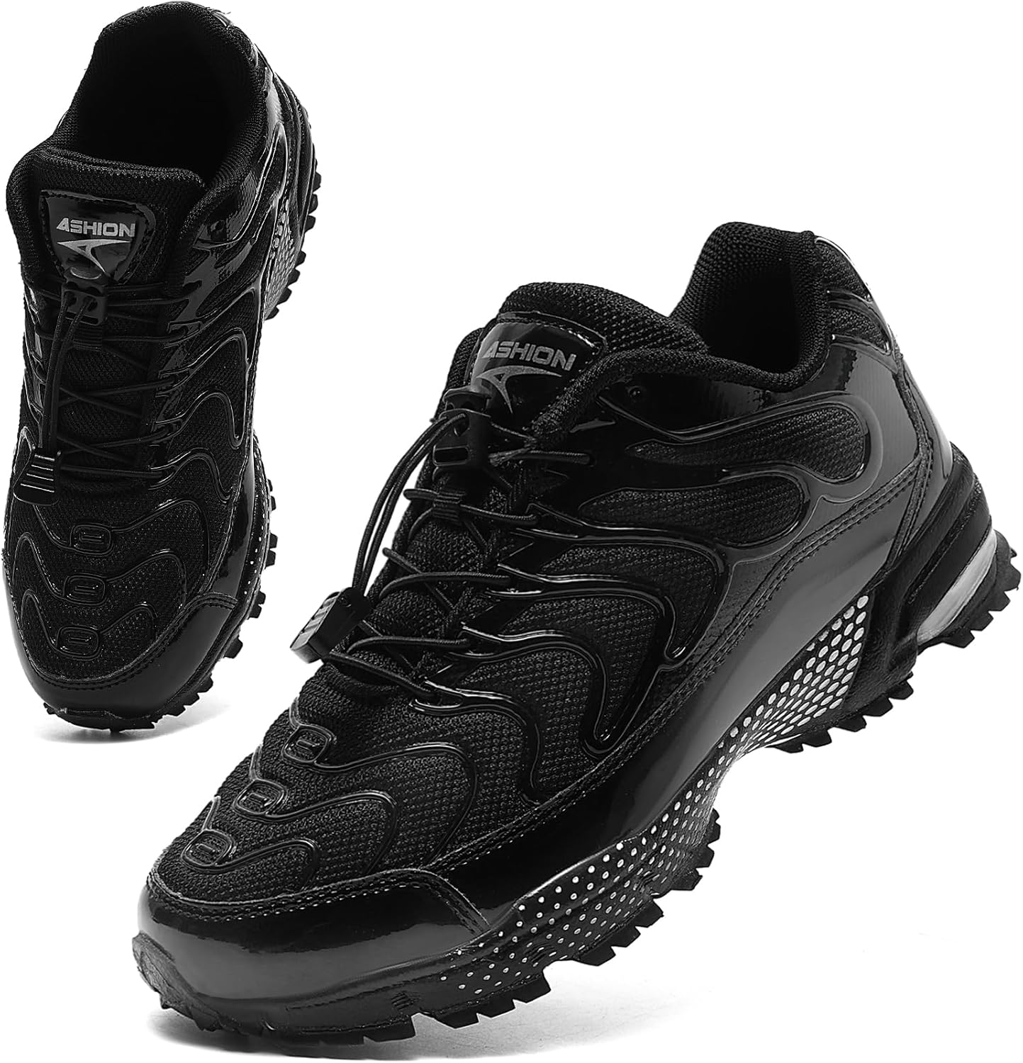 WETIKE Boy's Shoes Mesh Slip on Lightweight Running Sneakers