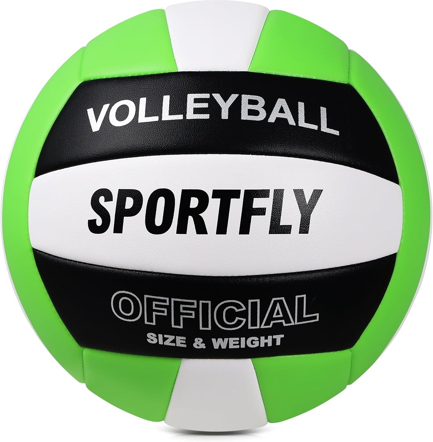 Official Size 5 Volleyball, Soft Indoor Outdoor Volleyball for Game Gym Training Beach Play, 2 Pcs Per Pack with Pump Kit