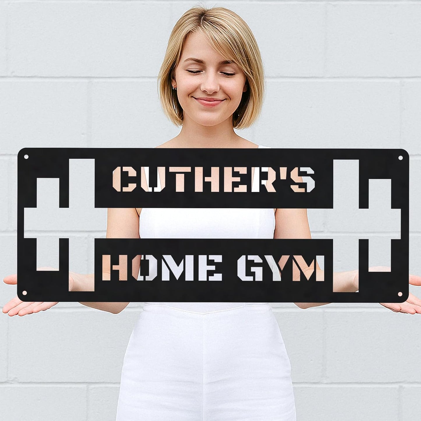 Custom Gym Sign, Sport Metal Wall Art,Personalized Fitness Room Sign, Home Decor,Gym Metal Wall Decor