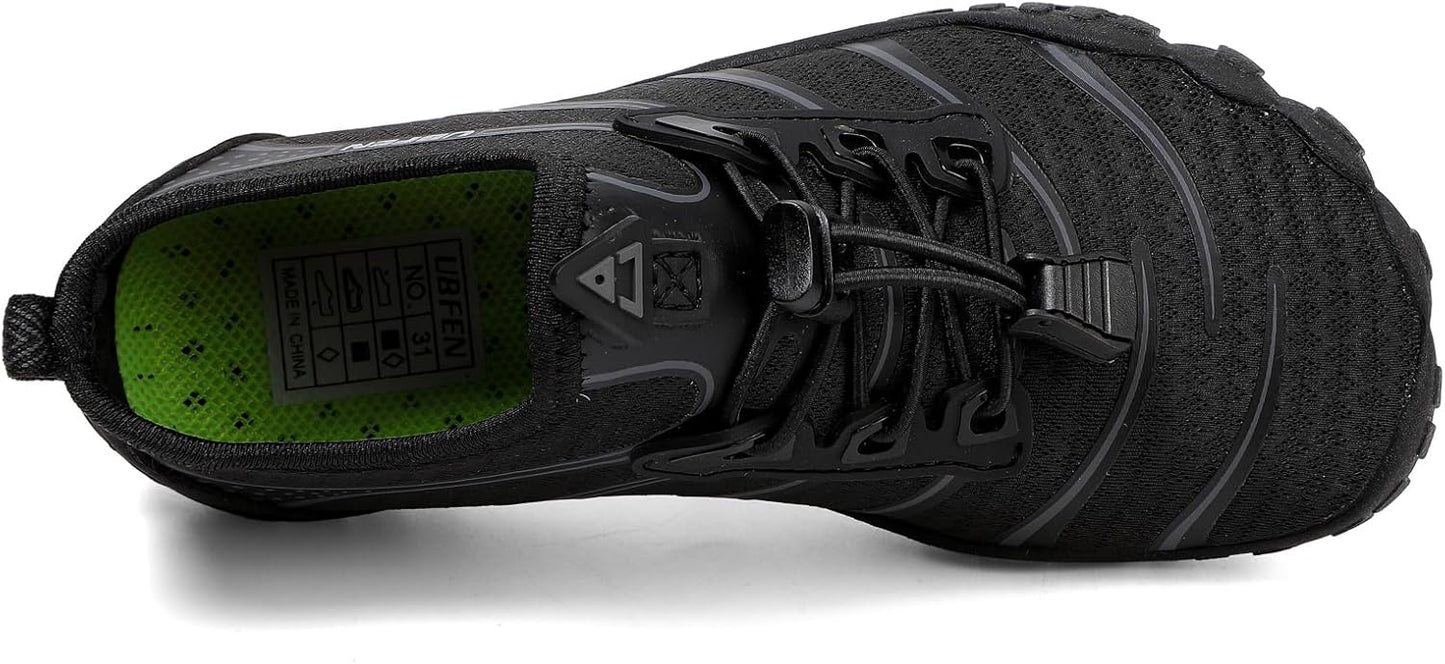 UBFEN Water Shoes for Kids Boys Girls Aqua Socks Barefoot Beach Sports Swim Pool Quick Dry Lightweight Toddler Little Big Kid