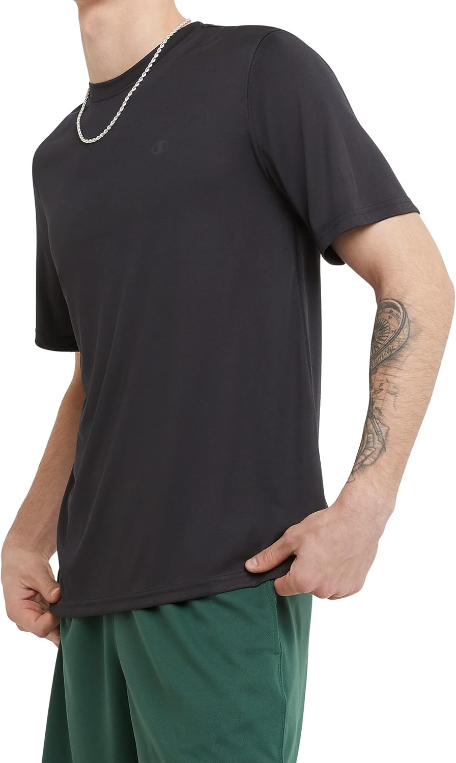 Champion Men's T-shirt, Sport Tee, Moisture Wicking, Anti Odor, Athletic T-shirt for Men (Reg. Or Big & Tall)