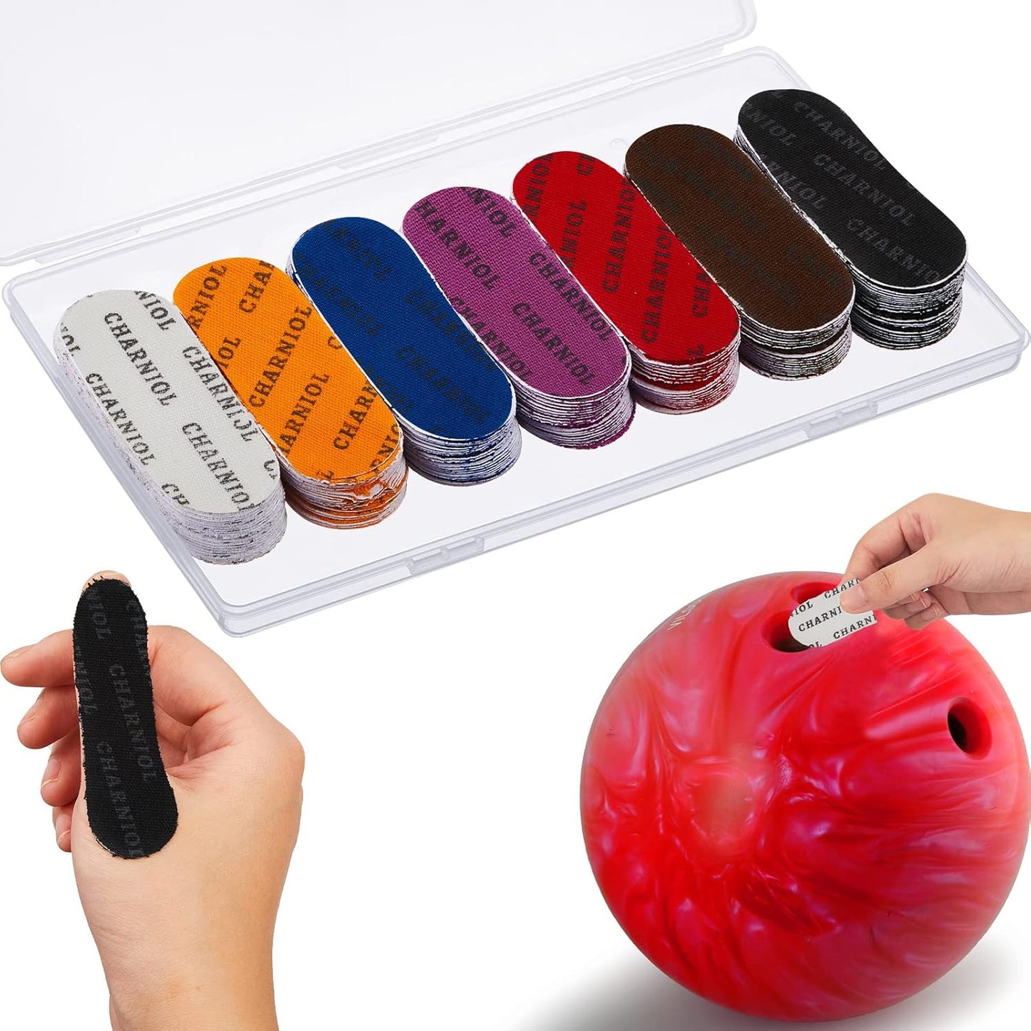 140 Pieces Bowling Tape Bowling Finger Thumb Tape for Ball Hole Thumb Protection Bulk for Sport Supplies