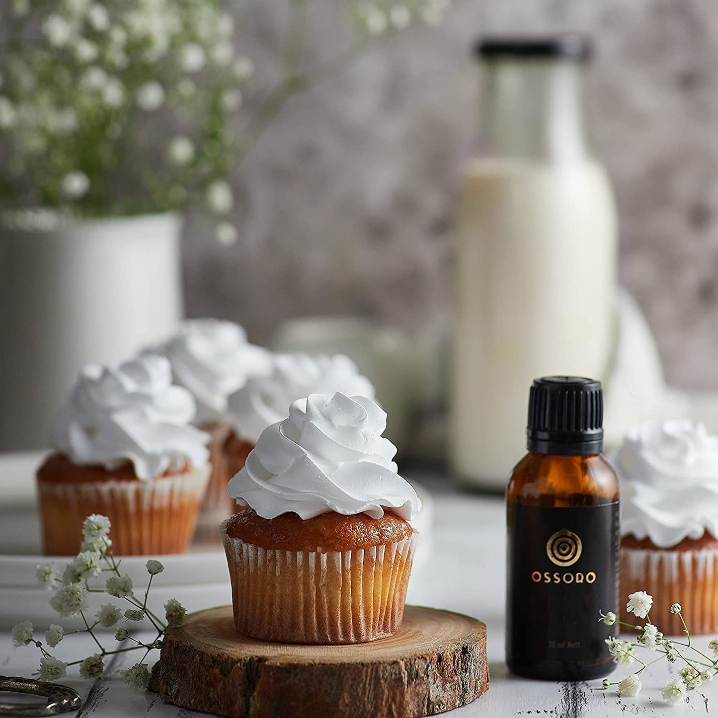 Ossoro French Vanilla, Belgian Chocolate And Butterscotch Flavour Combo (Pack Of 3) 30Ml Each/ Glass Bottle, No Preservatives