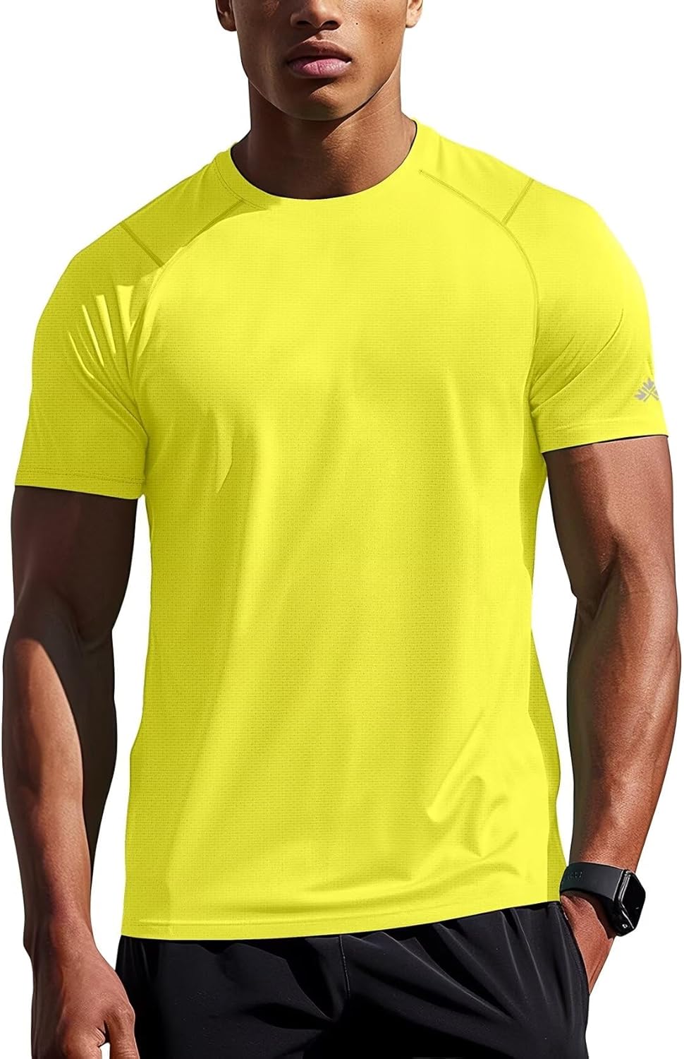 Zengjo Mens Athletic Shirts Short Sleeve Quick Dry Gym Workout Running Exercise T-Shirt Moisture Wikcing Sports Tee Top