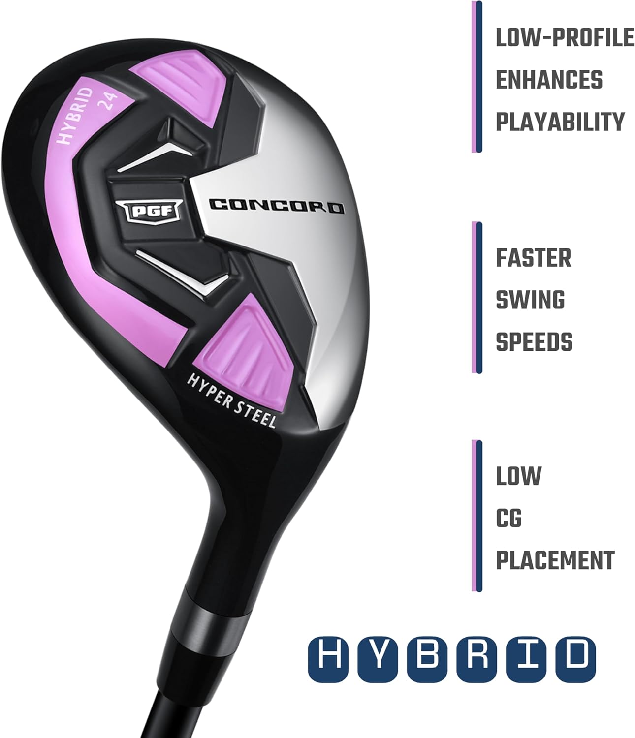 PGF Lady Concord Women's Complete Golf Club Set [15-Piece]