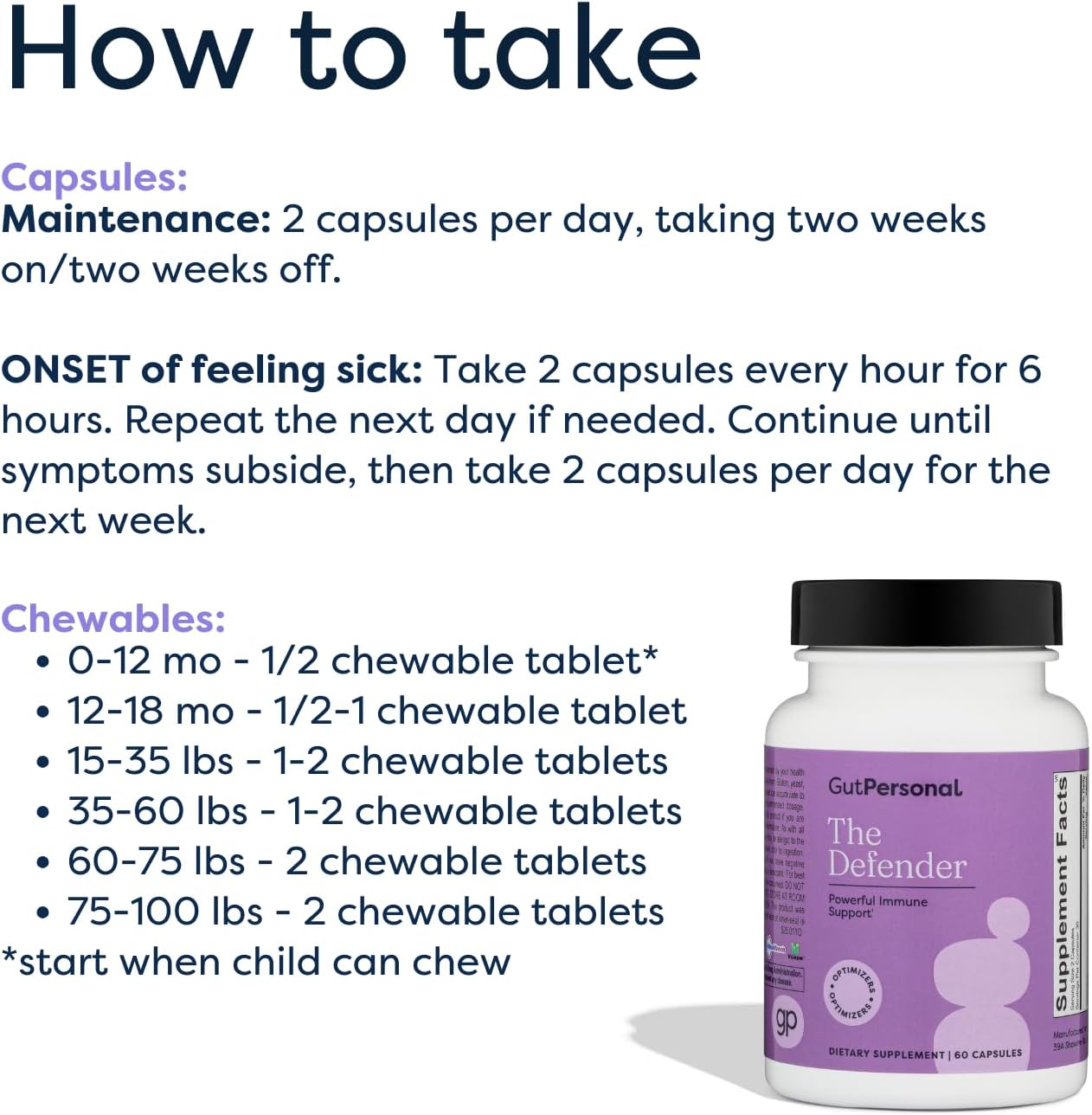 The Defender Jr. - Powerful Kids Chewable Immune Defense with Vitamin A, C, and Botanical Extracts Elderberry, Astralagus, and More for Boosting Immune System with Natural Ingredients