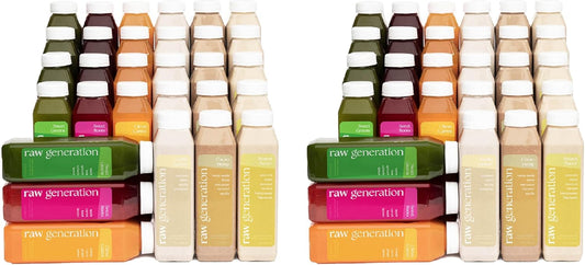 Raw Generation Cleanse for 2 – Two 5-Day Protein Cleanses for You & A Partner | High Protein Juice Cleanse with Dairy and Soy-Free Protein Smoothies | Quick Results While Energizing Your Workouts
