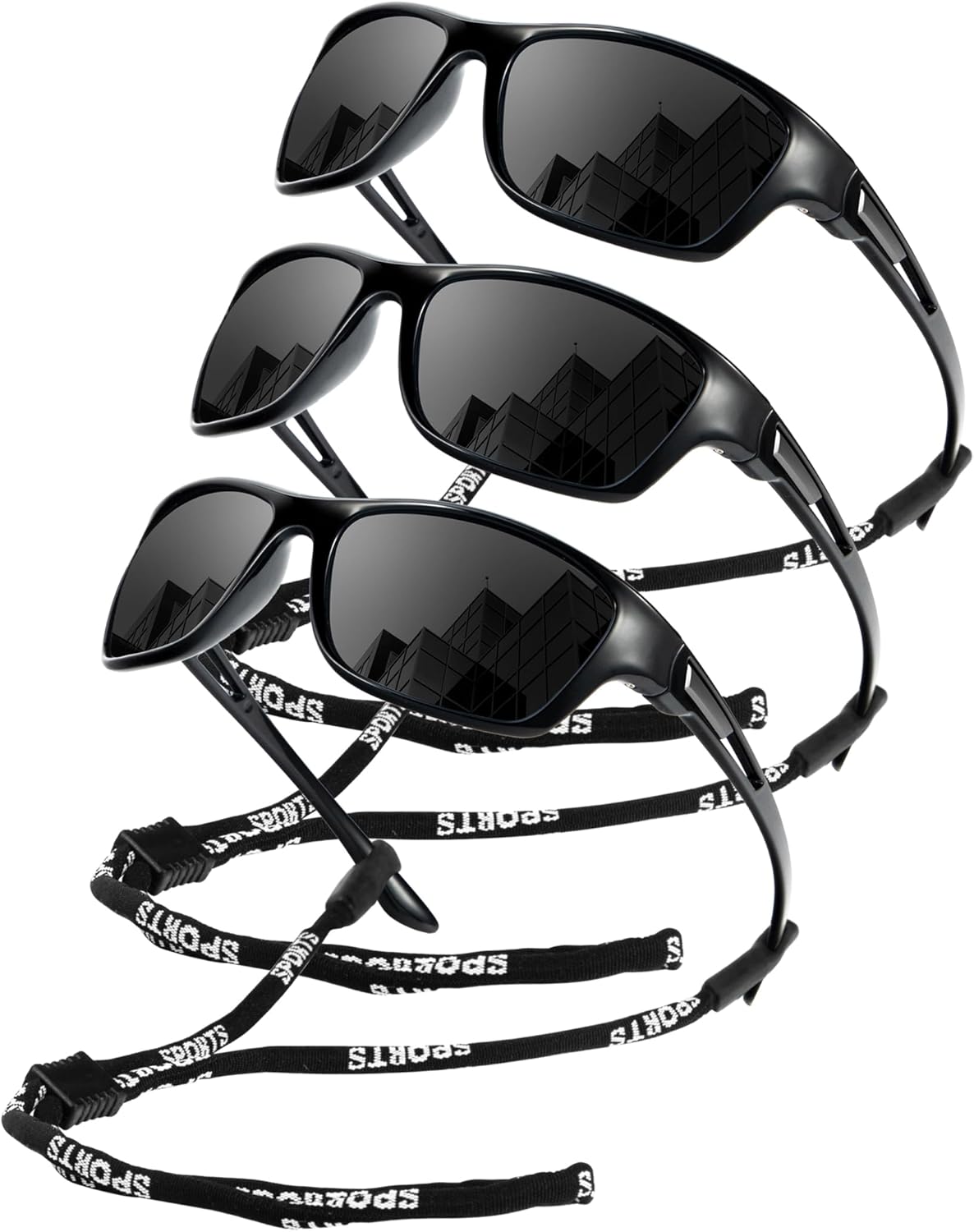 KALIYADI Polarized Sunglasses for Men, Sports Sun Glasses for Driving Cycling Fishing with UV protection