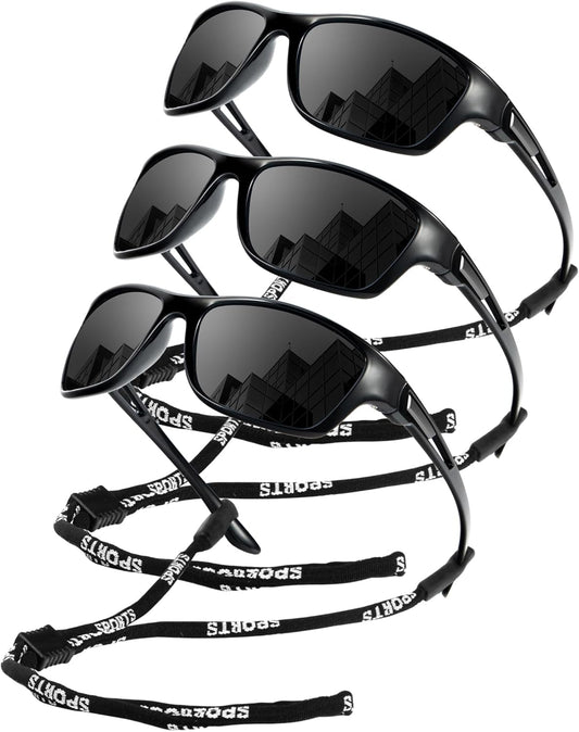 KALIYADI Polarized Sunglasses for Men, Sports Sun Glasses for Driving Cycling Fishing with UV protection