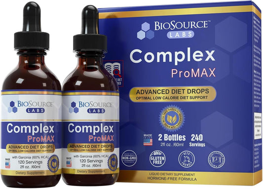 Complex ProMAX Premium Diet Drops 2 oz (2 Bottle Pack) - 60 Day Supply