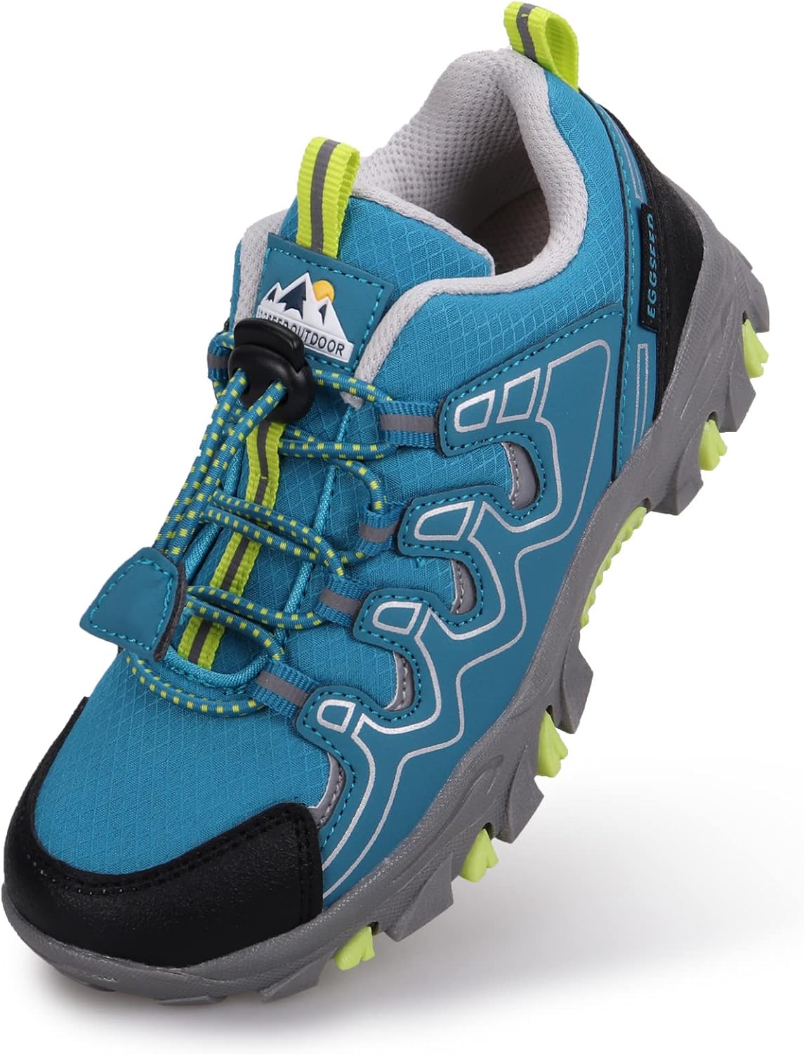 Boys Girls Hiking Trail Shoes Waterproof Slip Resistant Outdoor Trekking Walking Running Sneakers(Little/Big Kids)