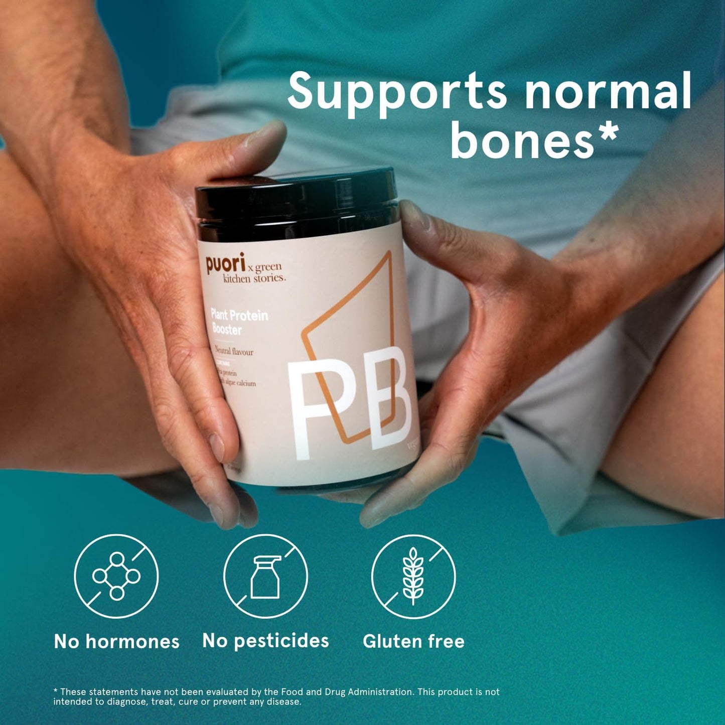 Puori Whey Protein Powder - Bourbon Vanilla - PW1 Pasture Raised, Grass-Fed & Non-GMO - 100% Natural and Pure for Muscle Growth - 21g Protein 1.98lbs, Pack of 2 - Gluten-Free