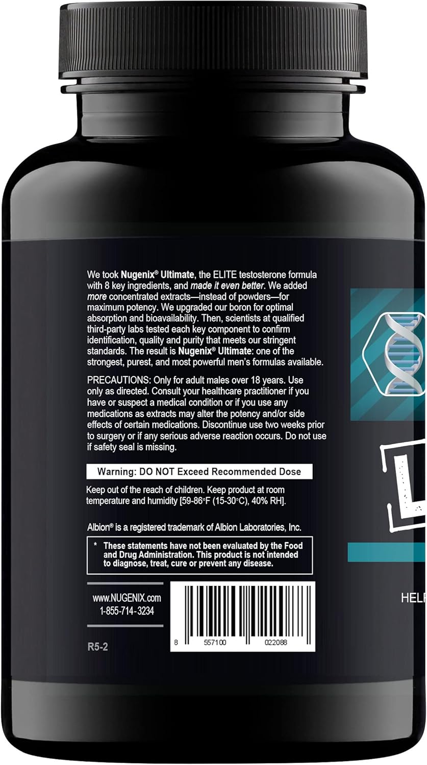 Nugenix Ultimate Free Testosterone Booster - 240 Count