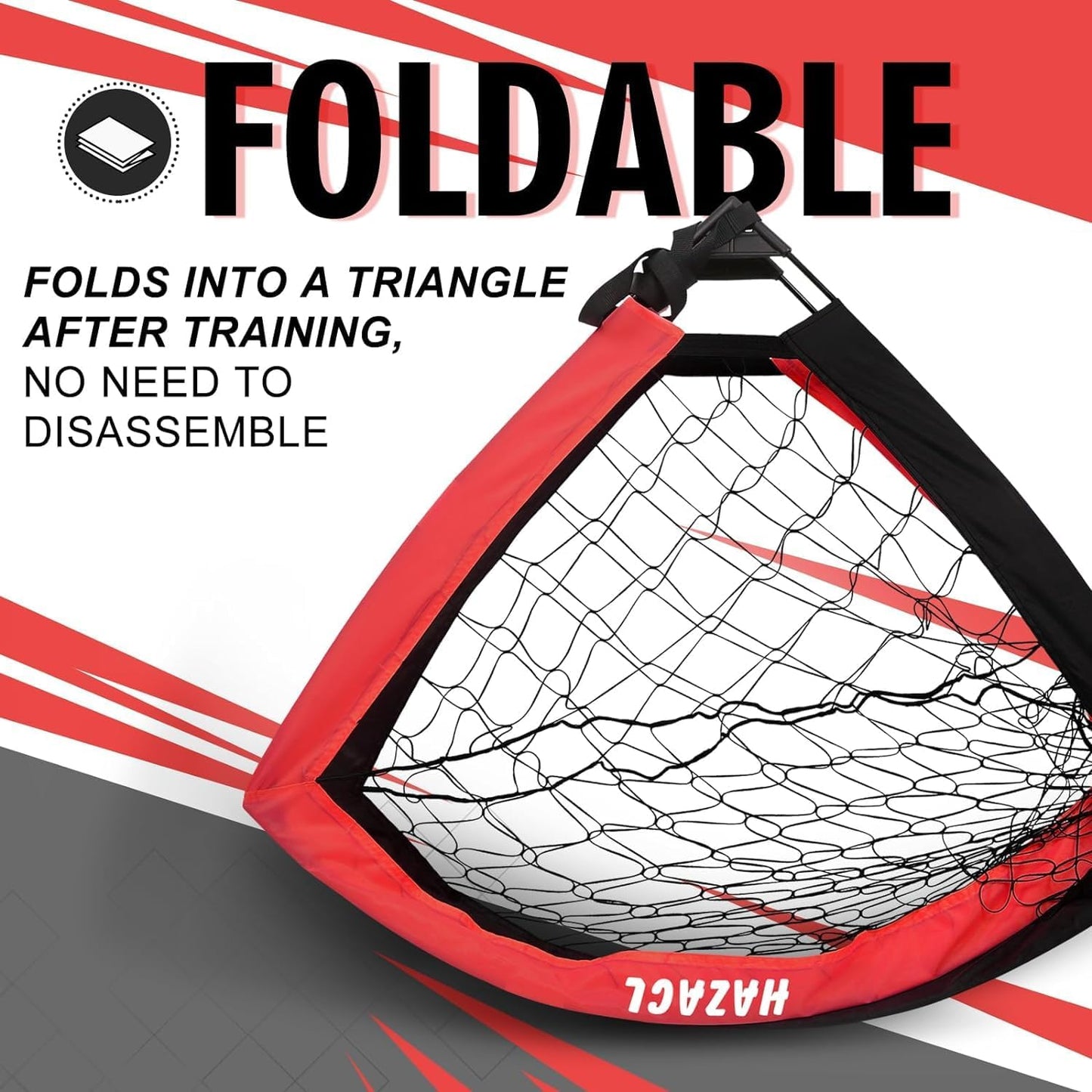 Kids Soccer Goal for Backyard, 6x4 9x5 FT Portable Soccer Nets Pop Up with Ball, Agility Ladder, Cones, Target & Carry Bag for Toddler Youth Outdoor Indoor Training Practice Sports Games Play