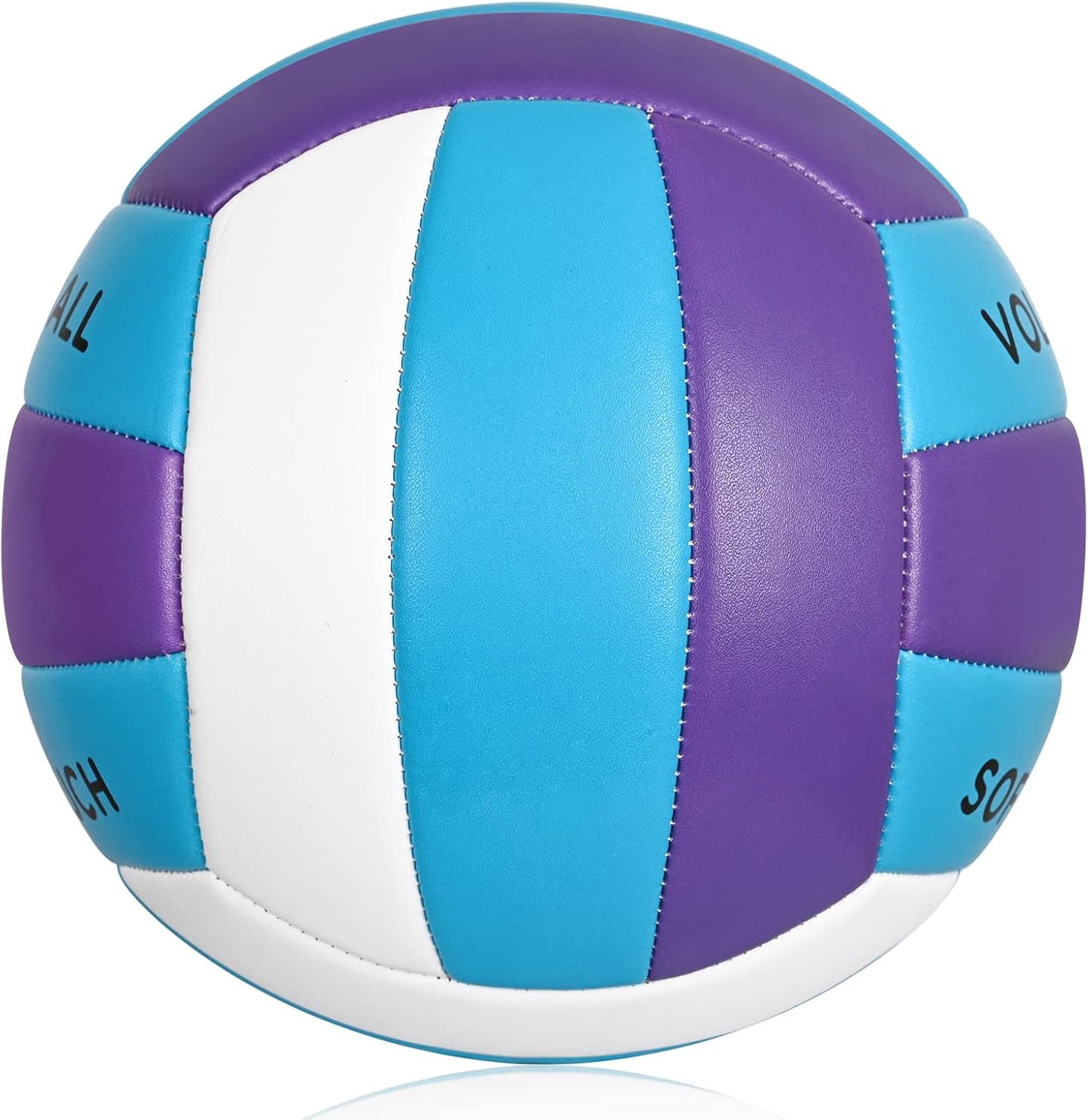 Wuzfully Volleyball Official Size 5,Soft Volleyballs for Backyard Beach Park Play Games Practice Volleyball for Beginner Teenager(Best Gift)