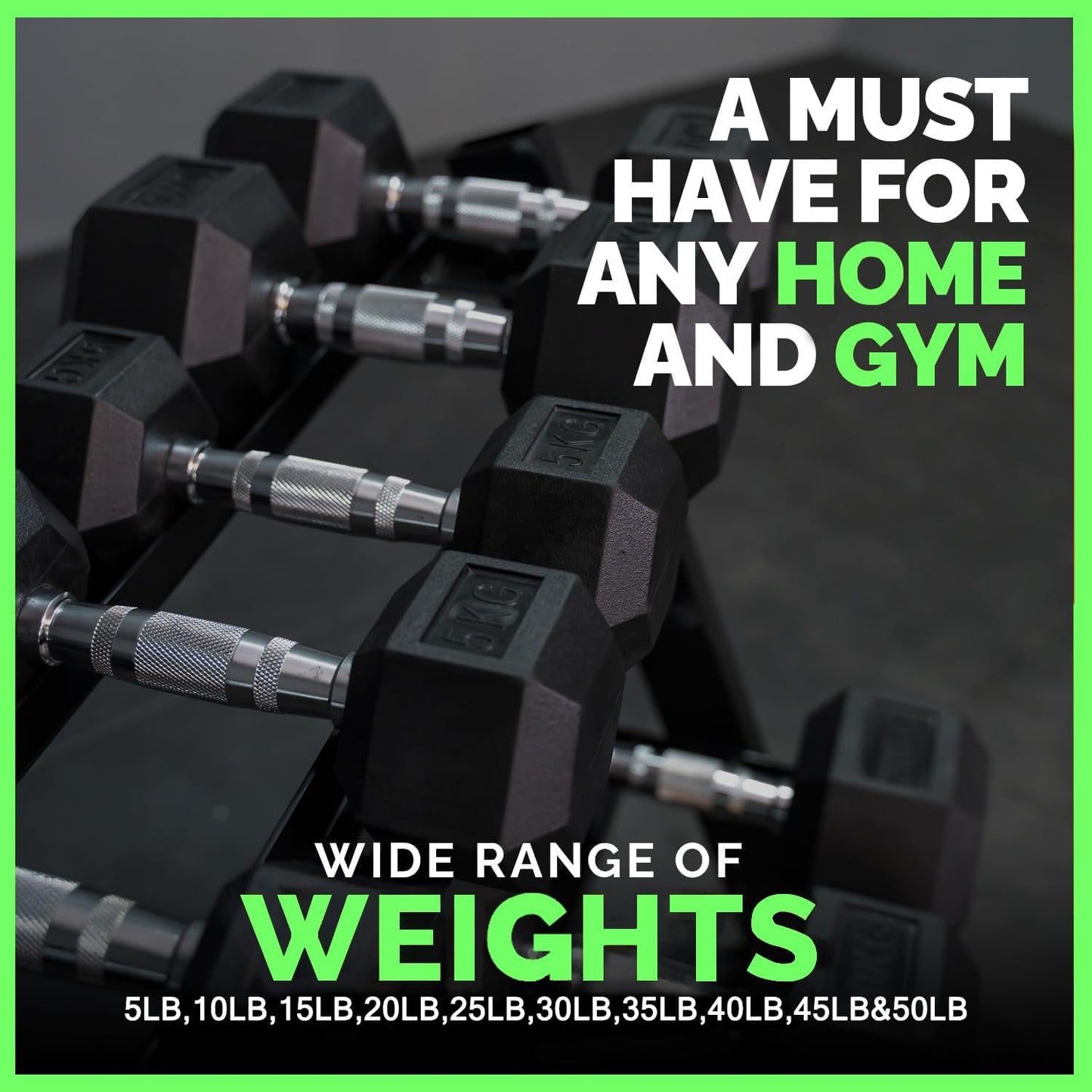 350-550 lbs Rubber Hex Dumbbells with Rack Free Weight for Home Gym, Durable Rubber Dumbbell with Storage,Coated Cast Iron Weight Strength Training Dumb bell Exercise Fitness Equipment