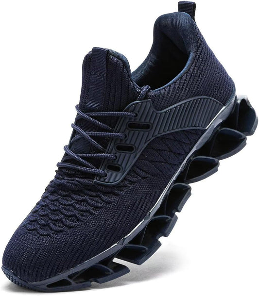 Mens Slip on Walking Running Shoes Blade Tennis Casual Fashion Sneakers Comfort Non Slip Work Sport Athletic Trainer