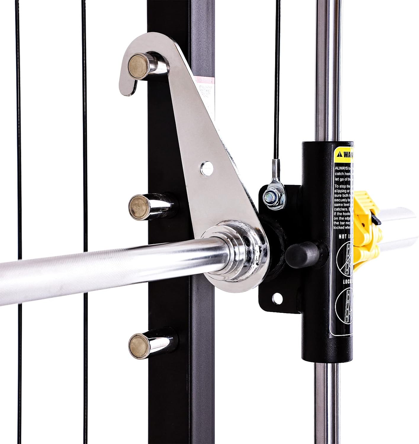 Altas Strength 3059 Smith Machine Home Gym Equipment with 1000 lbs Weight Capacity 2000 lbs Cables Strength Training Power Cages for Squats Presses Lunges Deadlifts Easy Assembly Included Accessories