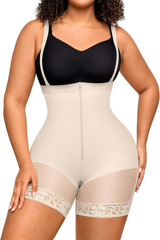 FeelinGirl Faja Body Shaper Tummy Control Shapewear for Women Butt Lifter Post Surgery Fajas Postparto Para Mujer