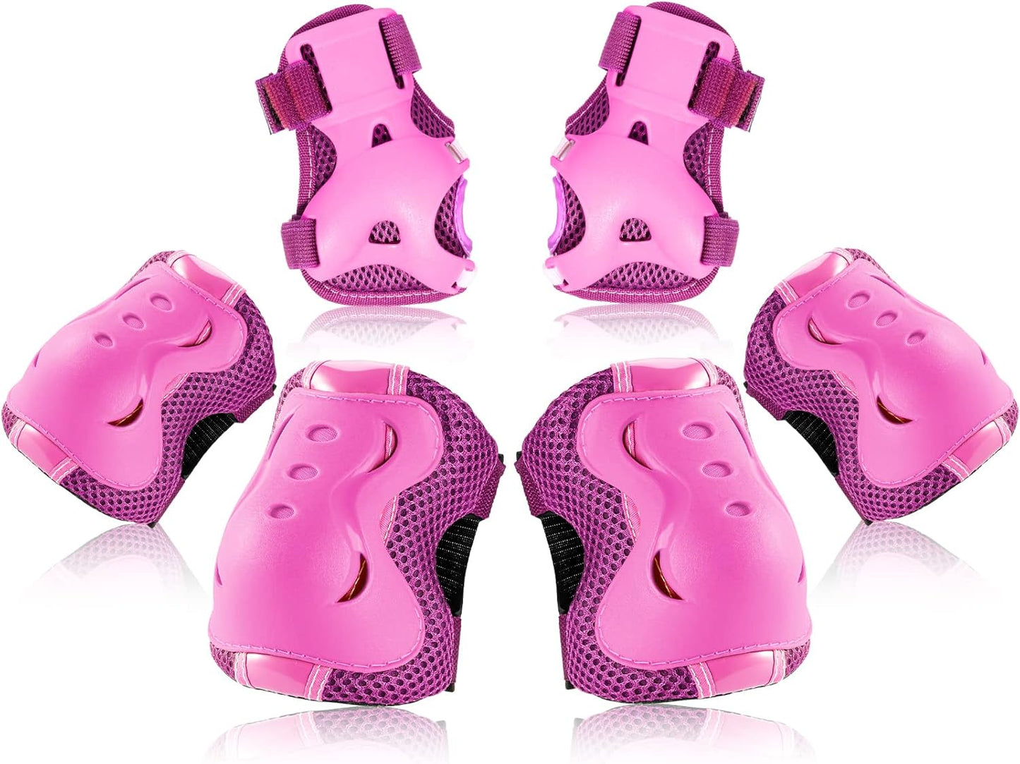 BOSONER Kids/Youth Knee Pad Elbow Pads Guards Protective Gear Set for Roller Skates Cycling BMX Bike Skateboard Inline Skatings Scooter Riding Sports