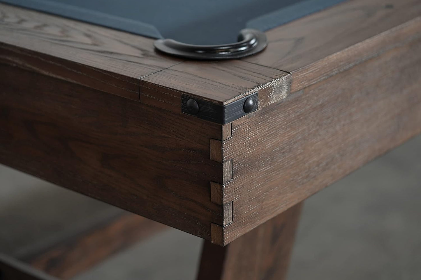 Nixon Billiards - Hunter Slate Billiard Pool Table (Wood Leg) - Brushed Walnut - 8FT - White Glove Installation