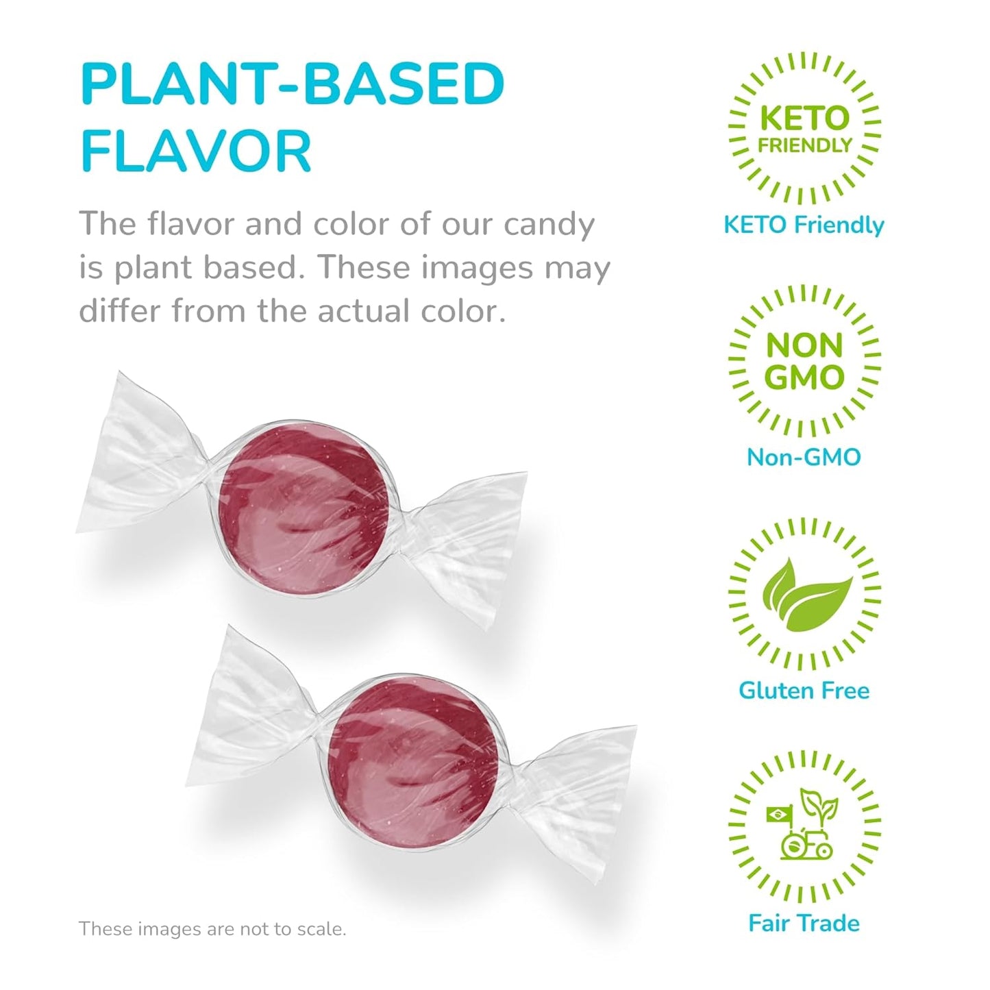 Stevita Hard Candy, Cheery Cherry - 25 Individually Wrapped Pieces - Sugar & Aspartame Free - Naturally Flavored & Sweetened - Non-GMO, Gluten Free, Keto Friendly