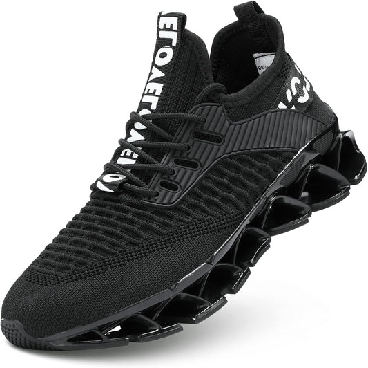 Men's Running Shoes Blade Tennis Walking Fashion Sneakers Breathable Non Slip Gym Sports Work Trainers