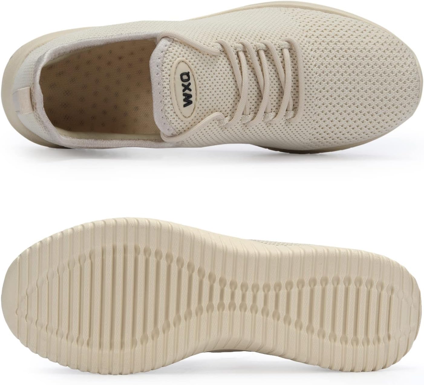 WXQ Men's Running Shoes Comfortable Lightweight Breathable Walking Shoes Mesh Workout Casual Sports Shoes