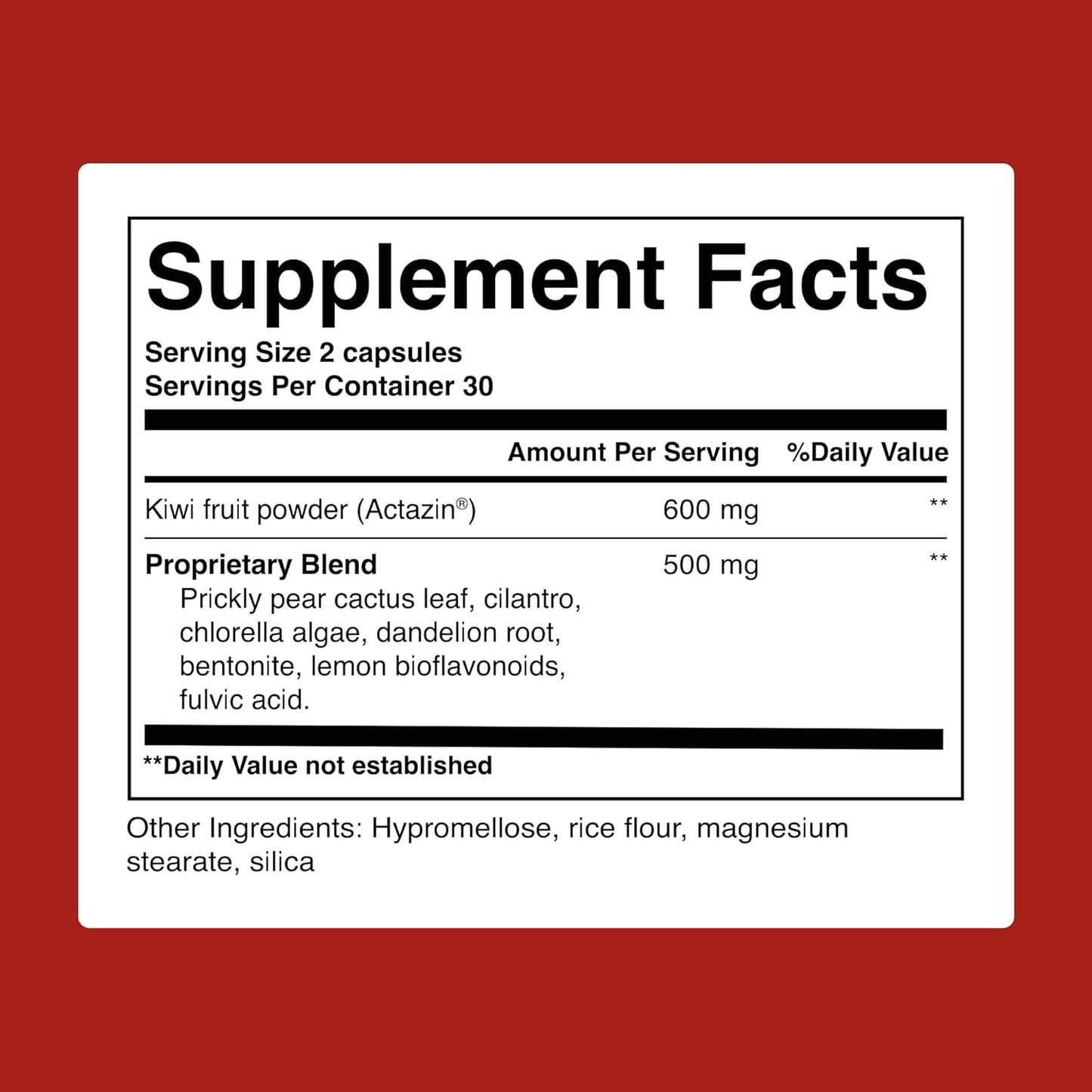 ACTIVATEDYOU Total Bio Reset- Detox Formula for Cleansing & Flushing Digestive System for Radiant Skin & Sustained Energy w/Chlorella, Kiwi Fruit, and Dandelion Root (60 Capsules)