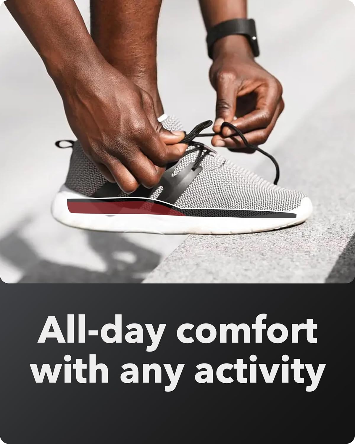 Spenco Insoles Polysorb Cross Trainer - Lightweight, Full-Foot Inserts with Heel-to-Toe Cushioning, Support, & Odor Control, All-Day Comfort & Stability - Ideal for Runners, Walkers, Athletes