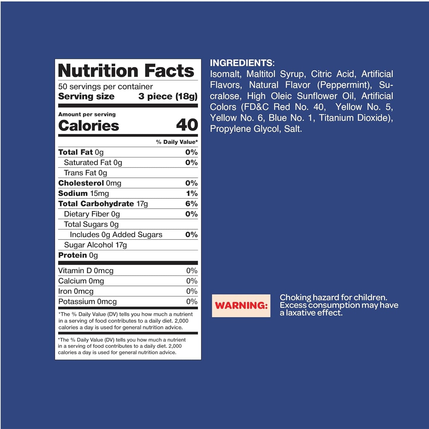 Sugar-Free Hard Candy - 2 Pound Bulk Pack - Assorted Flavors - Office Bowl Mix - Individually Wrapped